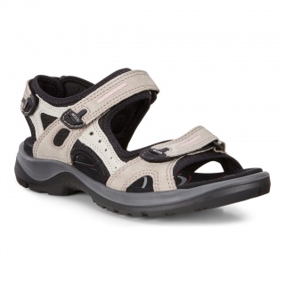 ECCO Sandal Yucatan Leather Atmosphere Grey Women